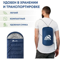 Спальный мешок RSP Outdoor Sleep 250 L (синий, молния слева)