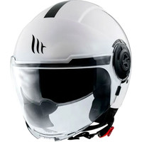 Мотошлем MT Helmets Viale SV Solid A0 (XS, белый перламутр) в Лиде