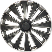 Набор колпаков на диски АКС – авто GMK 13 52101 (серебристый/черный)