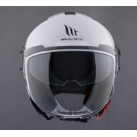 Мотошлем MT Helmets Viale SV Solid A0 (XS, белый перламутр) в Барановичах
