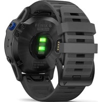 Умные часы Garmin Fenix 6 Pro Solar (черный, силикон)