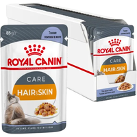 Пресервы Royal Canin Hair&Skin Care (тонкие ломтики) в желе 85 г, 28 шт