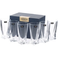 Набор стаканов для воды и напитков Crystalite Bohemia Quadro 9K7/2K936/0/99A44/350-669