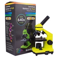 Детский микроскоп Levenhuk Rainbow 2L Plus (лайм) 69044 в Мозыре