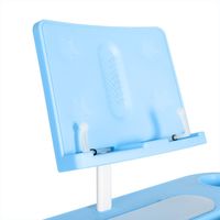 Парта Anatomica Avgusta + стул + выдвижной ящик + светильник + подставка (клен/голубой)