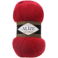 Пряжа для вязания Alize Lanagold 56 (240 м, красный)