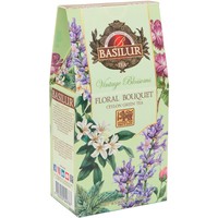 Зеленый чай Basilur Винтажные цветы. Цветочный букет 75 г