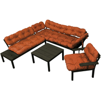 Набор садовой мебели M-Group Дачный 12180605 (коричневая подушка) в Лиде
