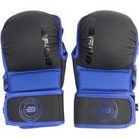 Тренировочные перчатки BoyBo Wings BBGL-26 Flex для ММА (XS, черный/синий)