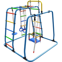 Детский спортивный комплекс Формула здоровья Игрунок-Т Плюс (синий/радуга)