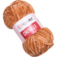 Пряжа для вязания Yarnart Chenille 100% микрополиэстер 545 (90 м, коричневый)