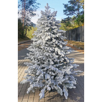 Ель Christmas Tree Ель искусственная литая заснеженная Бревера 2.1 м