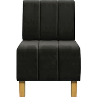 Интерьерное кресло Brioli Руди Полоса (велюр, B17 темно-серый)