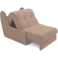 Кресло-кровать Мебель-АРС Барон №2 (велюр, бежевый Luna 061) в Лиде