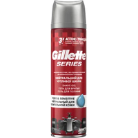 Гель для бритья Gillette TGS Pure&Sensitive нейтральный для чувствительной кожи 200 мл