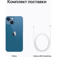 Смартфон Apple iPhone 13 mini 256GB Восстановленный by Breezy, грейд C (синий)