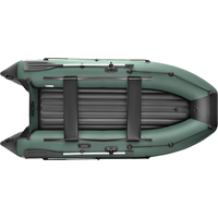 Моторно-гребная лодка Roger Boat Trofey 3100 (без киля, зеленый/черный)