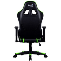 Кресло AeroCool AC220 AIR (черный/зеленый)