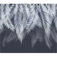 Фотообои Citydecor Пальмовые листья с оттенком (голубой-синий) 300x270