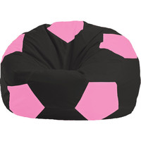 Кресло-мешок Flagman Мяч М1.1-469 (черный/розовый)