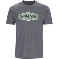Футболка Simms Logo Frame T-Shirt (XL, титановый)