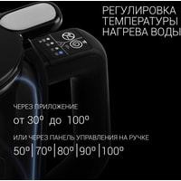 Электрический чайник Polaris PWK 1720CGLD Wi-Fi IQ Home (белый) в Пинске