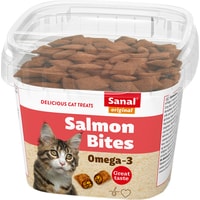 Лакомство для кошек Sanal Original Salmon Bites 75 г