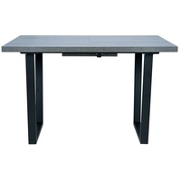 Кухонный стол Мебель Импэкс Leset Ларс 1Р (черный-бетон)
