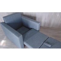 Кресло-кровать Craftmebel Атланта (рогожка, серый)