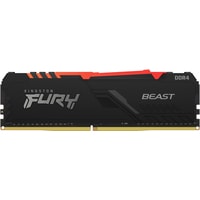 Оперативная память Kingston FURY Beast RGB 4x32GB DDR4 PC4-25600 KF432C16BBAK4/128 в Бресте