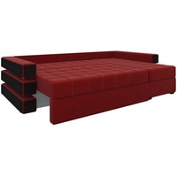 Угловой диван Craftmebel Венеция угловой (боннель, вельвет, красный)