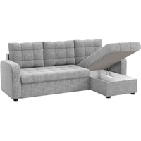 Угловой диван Craftmebel Ливерпуль угловой (боннель, рогожка, серый/бежевый)