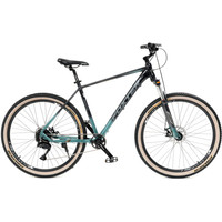 Велосипед Foxter Dallas 29 Cues р.21 2024 (черный/зеленый)