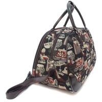 Дорожная сумка Borgo Antico 301 48 см (черные шляпы)