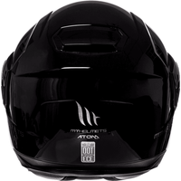Мотошлем MT Helmets Atom SV Solid Gloss (XS, черный)