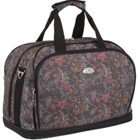 Дорожная сумка Polar П7092 (черный/розовый)