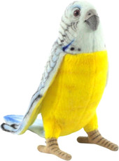 Попугай волнистый голубой 4653П (15 см)