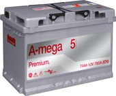 A-mega Premium 6СТ-74-А3 R (74 А/ч)