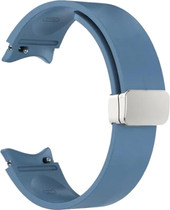 Flex Buckle силиконовый для Samsung Galaxy Watch4/5/6 (20 мм, синий)
