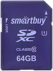 SDXC UHS-I U1 Class 10 64GB (SB64GBSDXC10)