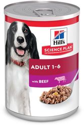 Science Plan Adult для взрослых собак для поддержания мышечной массы и здорового иммунитета, с говядиной 370 г