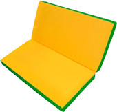 Складной 1x1x0.08м (зеленый/желтый)