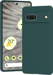 Silicone Cover для Google Pixel 7a (темно-зеленый)