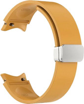 Flex Buckle силиконовый для Samsung Galaxy Watch4/5/6 (20 мм, горчичный)