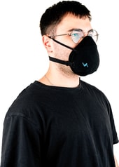 VizardM Многоразовая маска со сменными фильтрами M3.1 (черный)