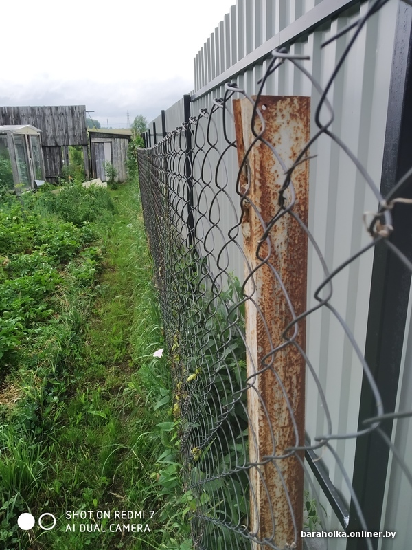 толщина проволоки сетки рабицы. 0-0 вес. сетка металлическая рабица 1. забор из сетки рабица. сетка рабица пвх 55х55х2,2 (1,5 х10 м).