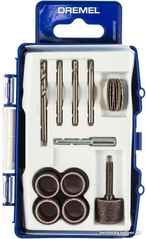 набор фрез dremel 26150660ja. *набор многофун. оснастка dremel. 2 615 068 8ja. набор насадок для гравера dremel.