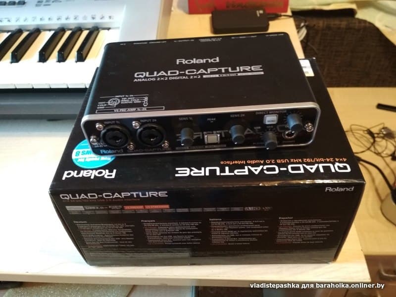 Roland ua 55. Roland Quad-capture 2x2. Quad-capture от Roland. Внешняя звуковая карта Roland ua-55 Quad-capture.