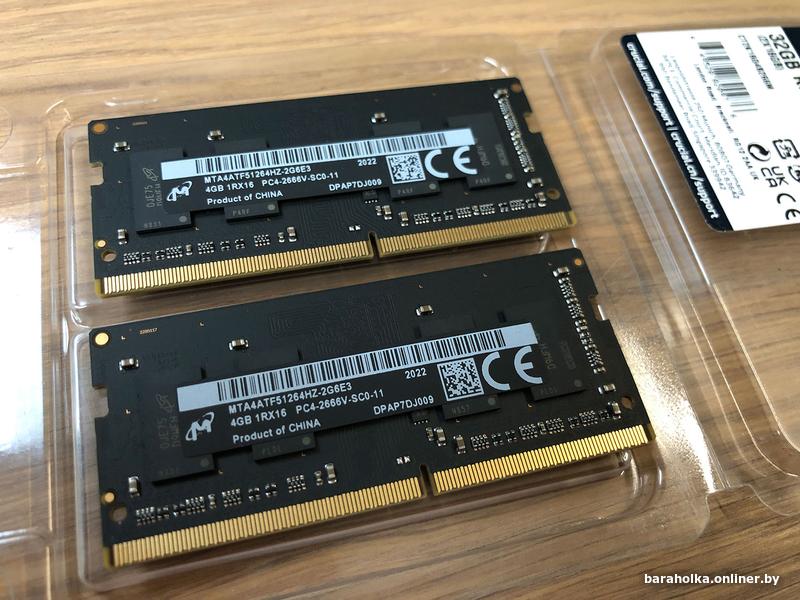 Оперативная память для ноутбука ddr4 4gb