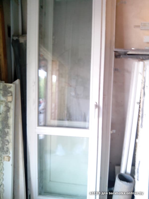 Дверь балконная с коробкой 72х217, и 75x240 из новостройки (.